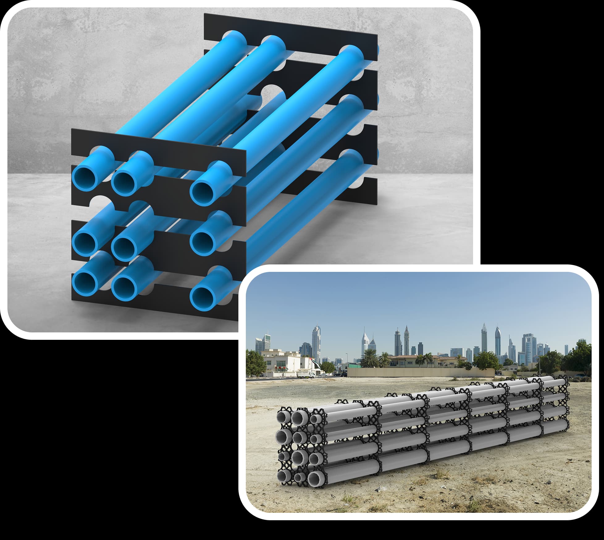 Pipe Spacers for Water Supply & Sewerage